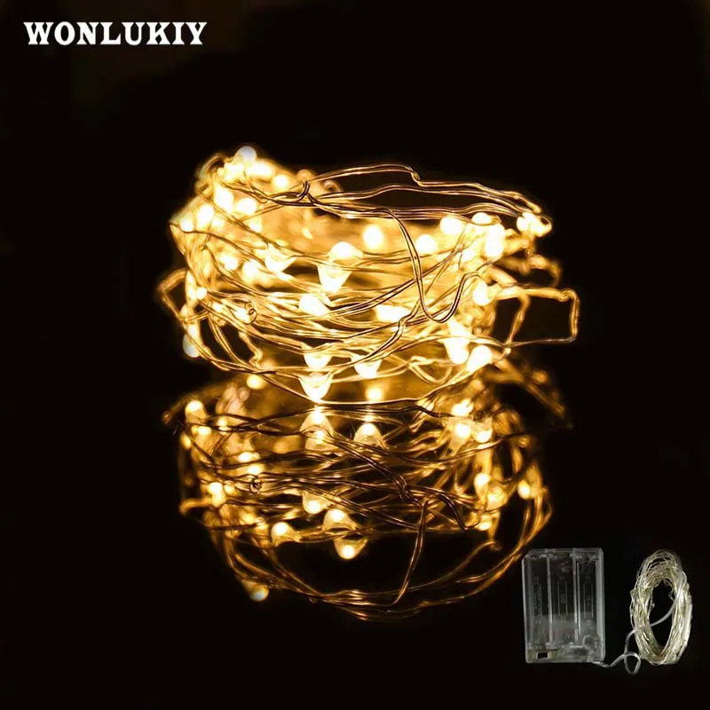 LED String Light Mini Waterproof Fairy Battery Silver Copper Wire Lamp For Christmas Holiday Party Bedroom Wedding Decor 2M-5M
LED String Light Mini Waterproof Fairy Battery Silver Copper Wire Lamp For Christmas Holiday Party Bedroom Wedding Decor 2M-5M