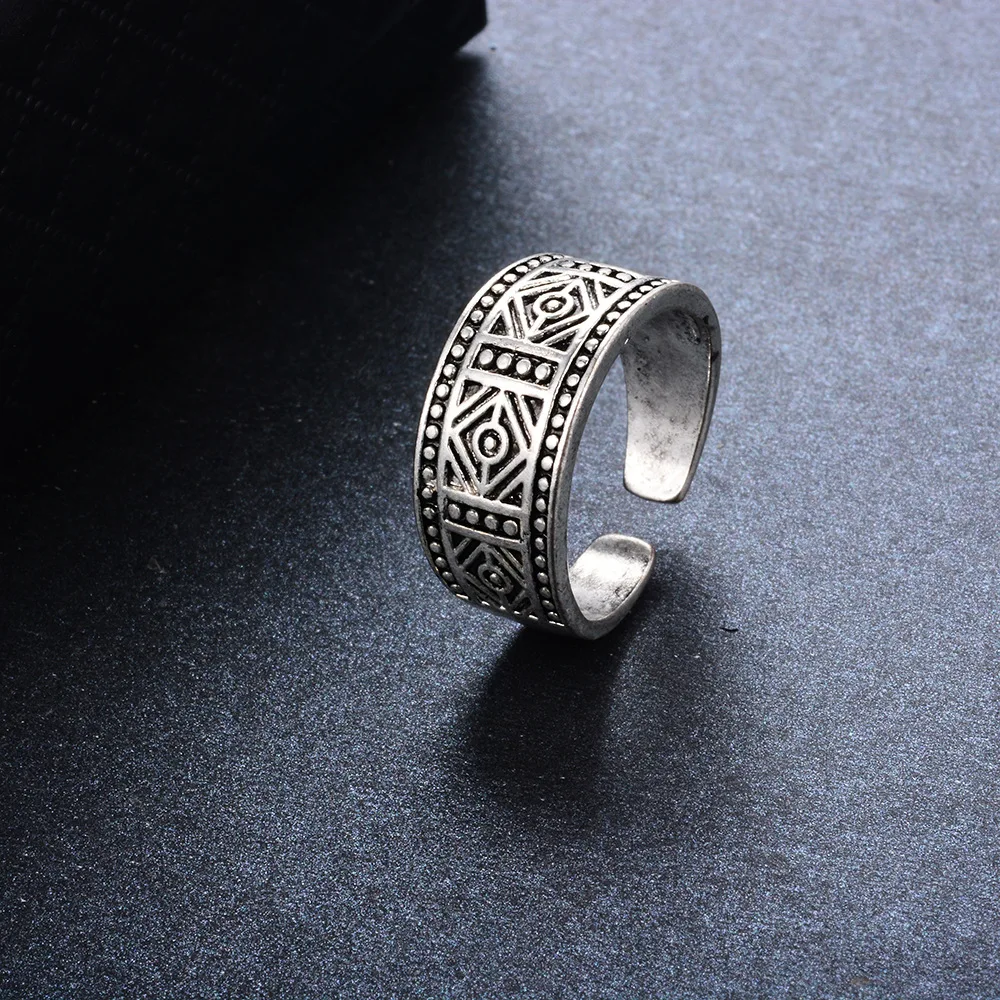 DreamySky Punk Vintage S925 Sterling Silver Big Ethnic Rings For Women Girl Gift Wedding Jewelry Engagement Antique Ring Anillos
DreamySky Punk Vintage S925 Sterling Silver Big Ethnic Rings For Women Girl Gift Wedding Jewelry Engagement Antique Ring Anillos
