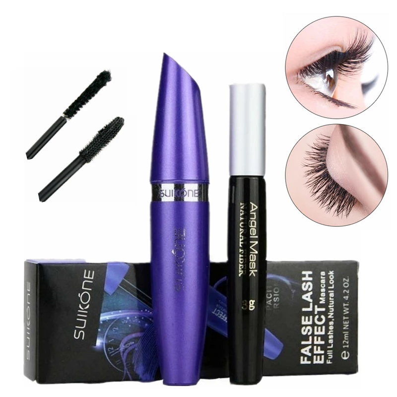 12ml Mascara 4D Silk Fiber Eyelash Set Makeup Lengthening Curling Eye Lashes Extension Black Ink Volume Thick Waterproof Mascara
12ml Mascara 4D Silk Fiber Eyelash Set Makeup Lengthening Curling Eye Lashes Extension Black Ink Volume Thick Waterproof Mascara