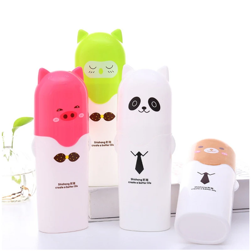 Plastic Cartoon Panda Bear Pig Protable Toothbrush Storage Box Tooth Mug Toothpaste Towel Cup Travel Organizer Bathroom Tool
Plastic Cartoon Panda Bear Pig Protable Toothbrush Storage Box Tooth Mug Toothpaste Towel Cup Travel Organizer Bathroom Tool