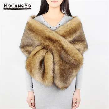 Women Wedding Shawl Evening Party Fur Wraps Pashmina Capes Bridal Scarves Coat Faux Fur Elegant Ladies Fake Fur Cloak
Women Wedding Shawl Evening Party Fur Wraps Pashmina Capes Bridal Scarves Coat Faux Fur Elegant Ladies Fake Fur Cloak