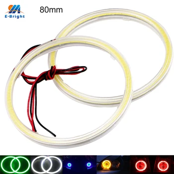 YM E-Bright 2 PCS COB LED Angel Eyes 80MM 63 SMD 8CM 12V Auto Halo Ring Car Motorcycle With over White Blue Red Green Yellow Mix
YM E-Bright 2 PCS COB LED Angel Eyes 80MM 63 SMD 8CM 12V Auto Halo Ring Car Motorcycle With over White Blue Red Green Yellow Mix