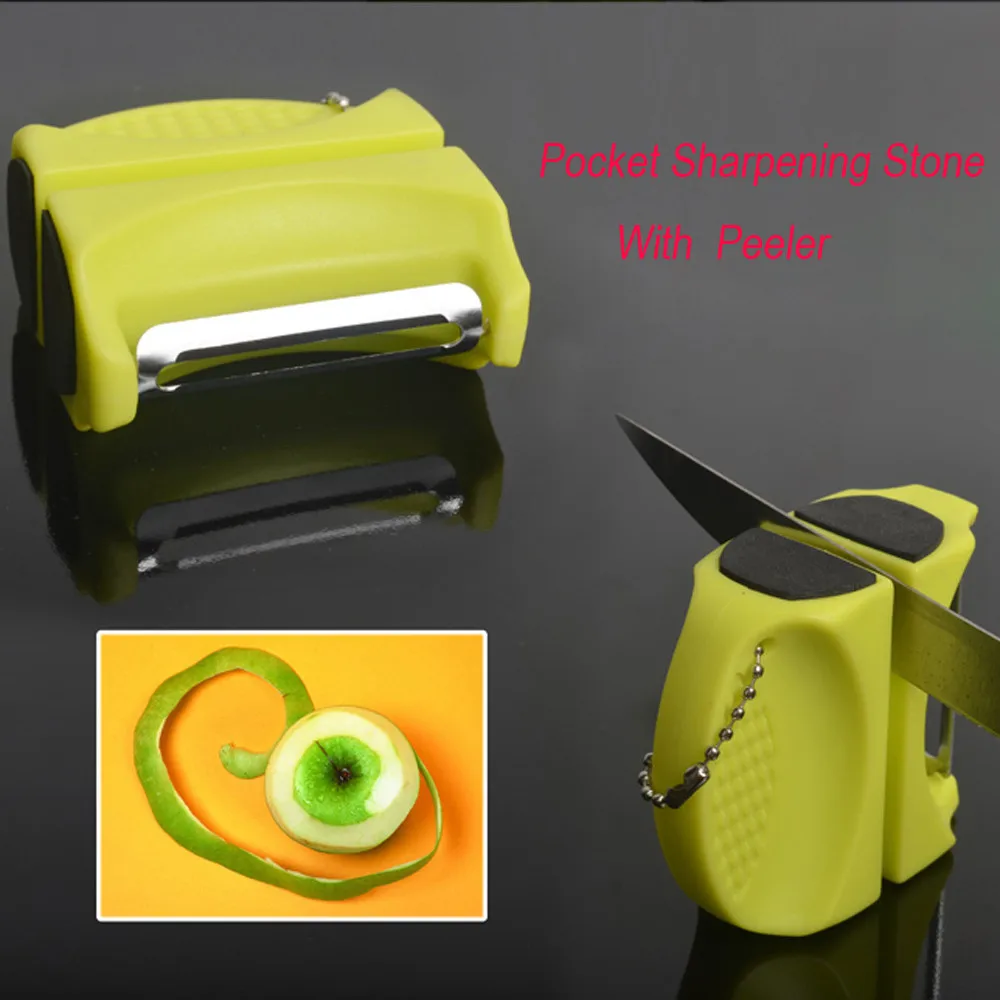 Stainless Steel Peeler Fast Pocket Sharpening Stone Kitchen Multifunction Tools Quick Professional Sharpener Knife sharpening
Stainless Steel Peeler Fast Pocket Sharpening Stone Kitchen Multifunction Tools Quick Professional Sharpener Knife sharpening