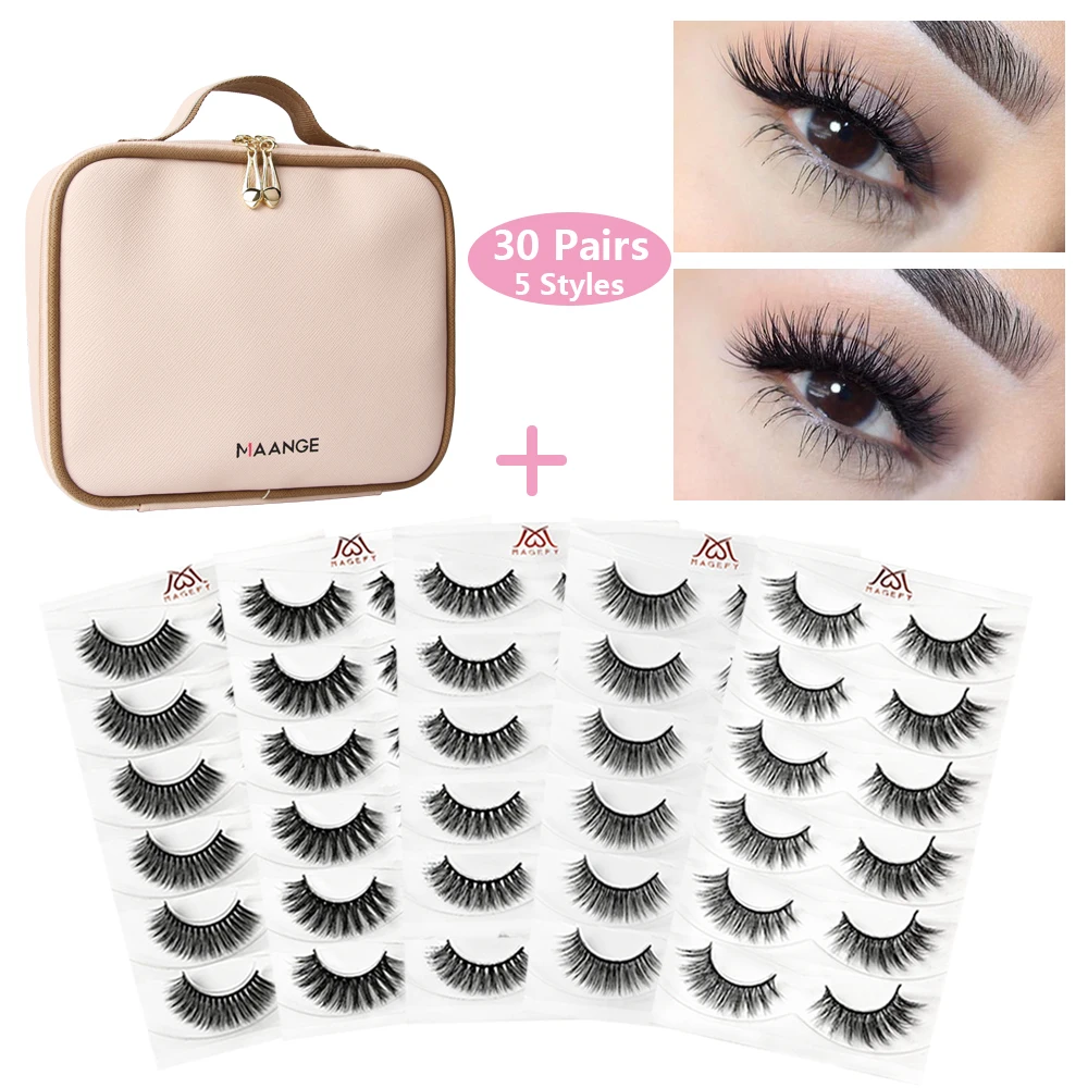 30 pairs 3D Mink Lashes With Pink Makeup Bag Hand Made Full Strip Lashes Long Volume False Eyelashes Extension eyelashes cilios
30 pairs 3D Mink Lashes With Pink Makeup Bag Hand Made Full Strip Lashes Long Volume False Eyelashes Extension eyelashes cilios