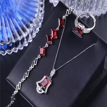 KJJEAXCMY 925 Sterling Silver Natural garnet gem set jewelry jewelry ring necklace jewelry jewelry
KJJEAXCMY 925 Sterling Silver Natural garnet gem set jewelry jewelry ring necklace jewelry jewelry