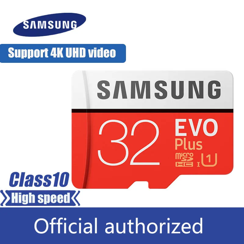 SAMSUNG EVO Plus Memory Card 32GB 64GB 128GB 256G U3 micro sd card C10 UHS-I TF Card 4K HD with Adapter for Smartphone Tablet
SAMSUNG EVO Plus Memory Card 32GB 64GB 128GB 256G U3 micro sd card C10 UHS-I TF Card 4K HD with Adapter for Smartphone Tablet