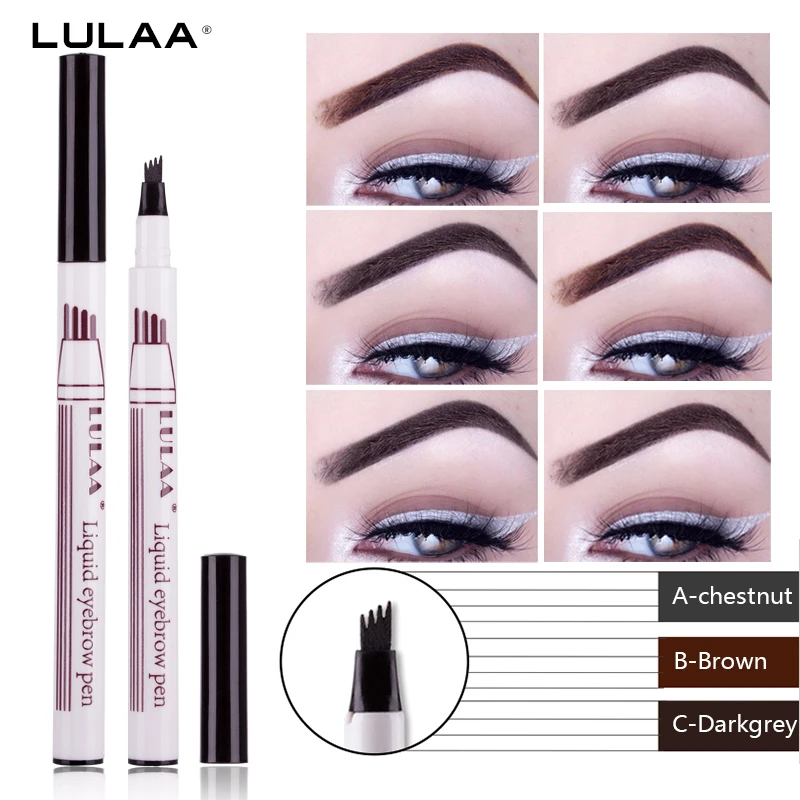 Microblading Eyebrow Tattoo Pen Pencils Waterproof Fork Tip 4 Head Eyebrow Tattoo Pen Eye Brow Enhancer Tint Cheap Makeup
Microblading Eyebrow Tattoo Pen Pencils Waterproof Fork Tip 4 Head Eyebrow Tattoo Pen Eye Brow Enhancer Tint Cheap Makeup