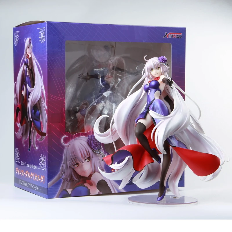 Japanese Anime Fate/Grand Order Avenger/Jeanne d'Arc (Alter) Dress Ver. Pvc Figurine Toys Gifts for Christmas with box 26cm
Japanese Anime Fate/Grand Order Avenger/Jeanne d'Arc (Alter) Dress Ver. Pvc Figurine Toys Gifts for Christmas with box 26cm
