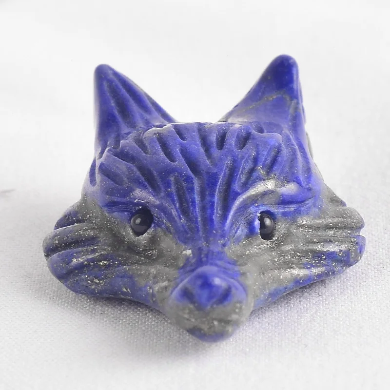 1.3 inch Lapis Lazuli Fox head figurines craved craft mini animals status for kids Home Decor healing stones and crystal Pendant
1.3 inch Lapis Lazuli Fox head figurines craved craft mini animals status for kids Home Decor healing stones and crystal Pendant