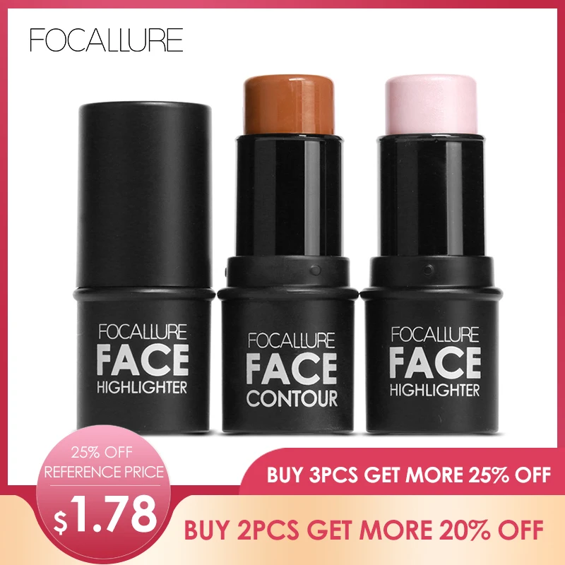 FOCALLURE Highlighter pen Face Concealer Contouring Bronzer brighten 3D Contour Makeup Glow highlighter stick
FOCALLURE Highlighter pen Face Concealer Contouring Bronzer brighten 3D Contour Makeup Glow highlighter stick