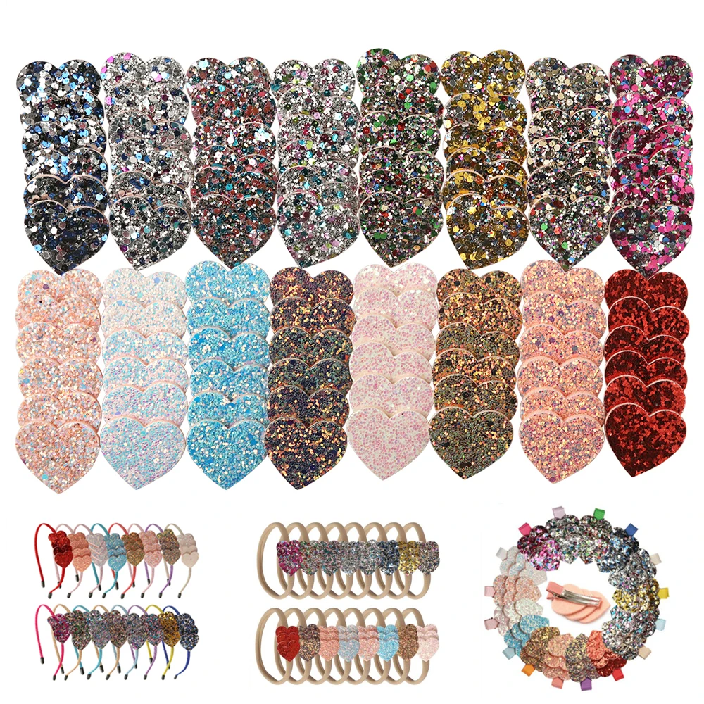 20pcs/lot Shiny Glitter Heart Handmade Decorative Girls Hair Accessories DIY Craft Supply
20pcs/lot Shiny Glitter Heart Handmade Decorative Girls Hair Accessories DIY Craft Supply