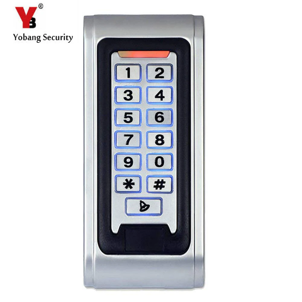 YobangSecurity Waterproof Metal Case IP68 RFID 125KHZ ID Keypad Single Door Stand-alone RFID Card Access Control System
YobangSecurity Waterproof Metal Case IP68 RFID 125KHZ ID Keypad Single Door Stand-alone RFID Card Access Control System