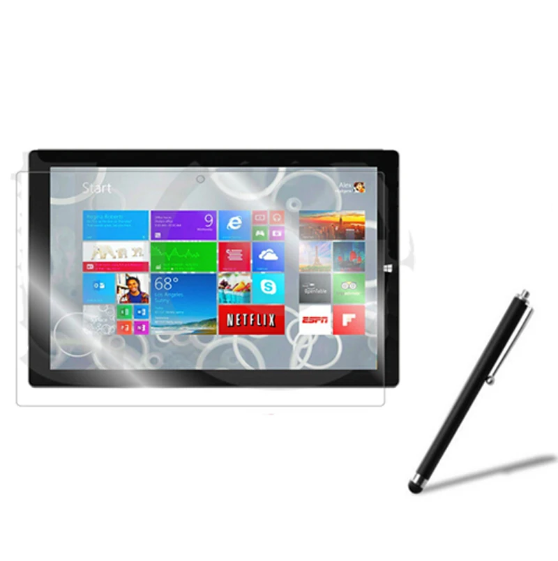 Anti-Glare Matted Screen Protector Films Protective Matted Film Guards +1x Stylus For Microsoft Surface Pro 3 1631 12" Tablet
Anti-Glare Matted Screen Protector Films Protective Matted Film Guards +1x Stylus For Microsoft Surface Pro 3 1631 12" Tablet