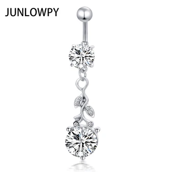 JUNLOWPY Water Drop Dangle Zircon Navel Piercing Surgical Steel Bell Button Rings Sexy Women Men Body Jewelry Belly Ring 20pcs
JUNLOWPY Water Drop Dangle Zircon Navel Piercing Surgical Steel Bell Button Rings Sexy Women Men Body Jewelry Belly Ring 20pcs