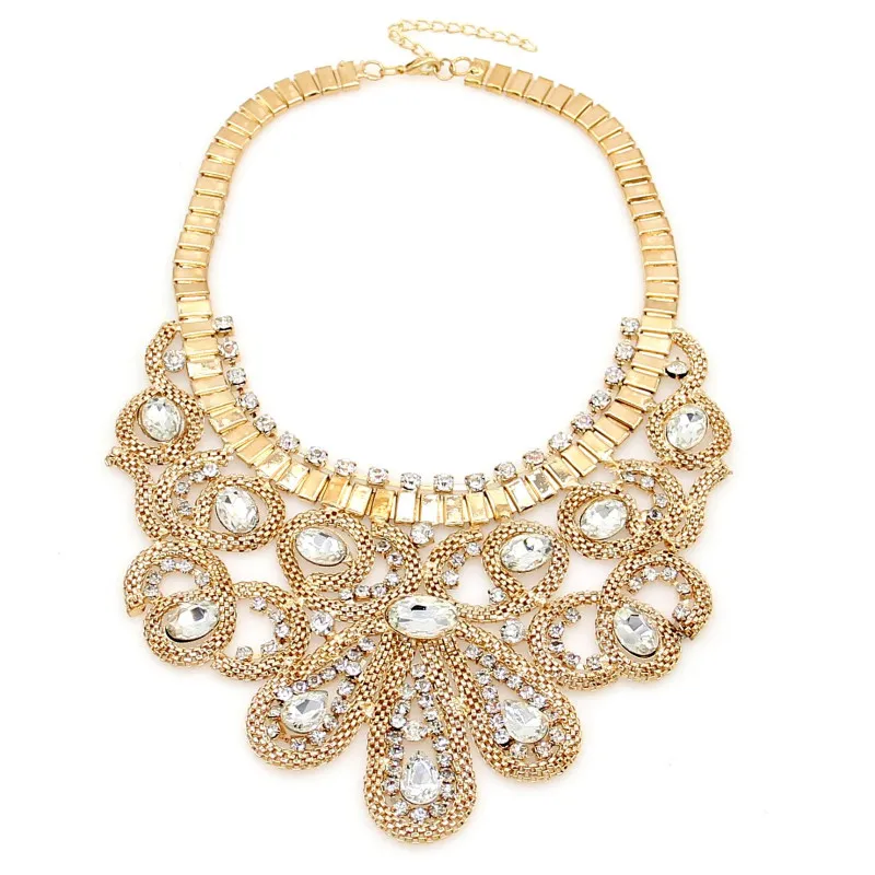 UKMOC Luxury Resin Rhinestones Popcorn Chain Pendant Women Statement Necklace Dress Fashion Accessories Bib Collares Jewelry
UKMOC Luxury Resin Rhinestones Popcorn Chain Pendant Women Statement Necklace Dress Fashion Accessories Bib Collares Jewelry