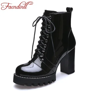 FACNDINLL 2018 fashion patent leather women ankle boots shoes sexy high heel round toe zipper motorcycle short boots shoes woman
FACNDINLL 2018 fashion patent leather women ankle boots shoes sexy high heel round toe zipper motorcycle short boots shoes woman