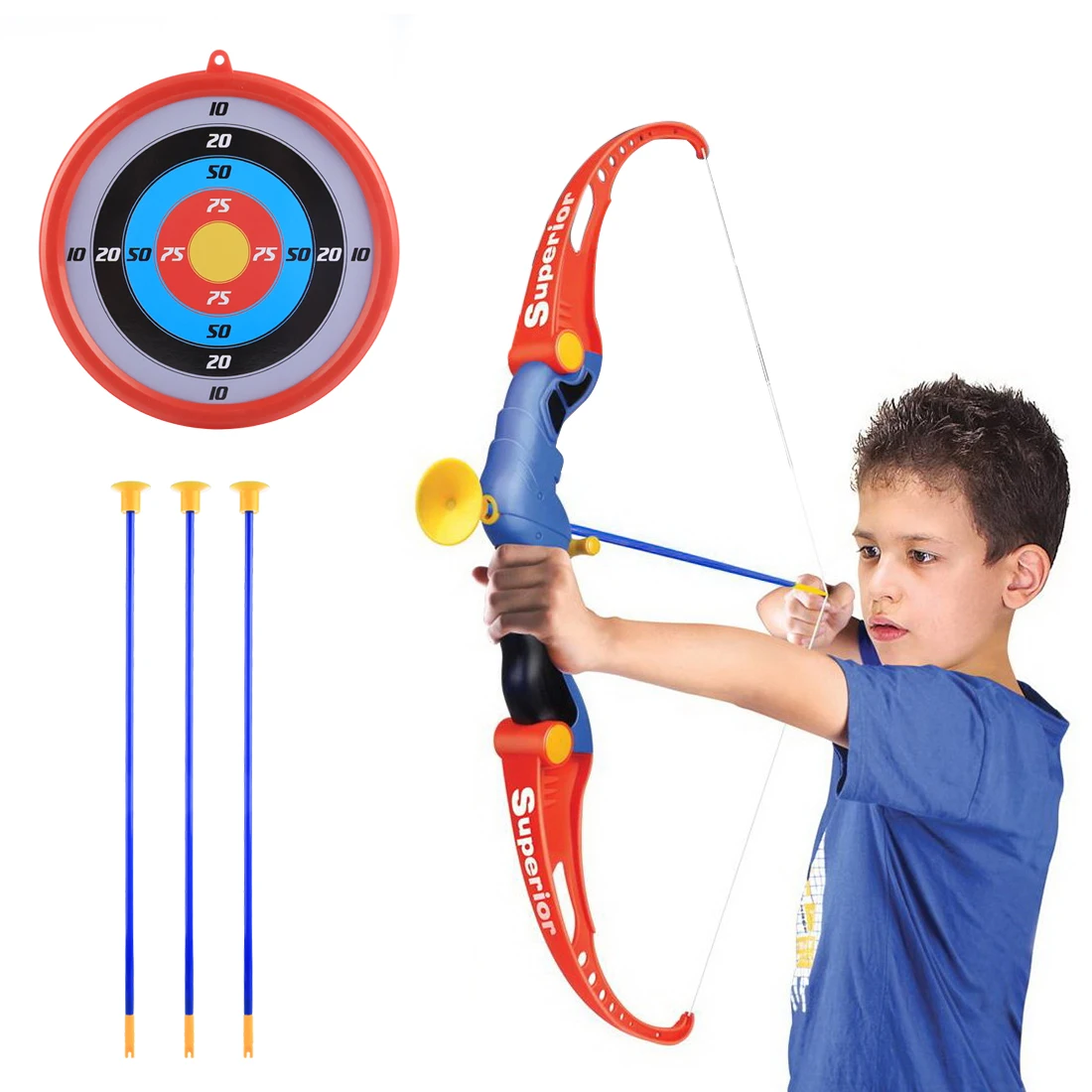 Hot Children Plastic Bow and Arrow Sport Shooting Toys Set Outdoor Fun For Kids Learning Skill
Hot Children Plastic Bow and Arrow Sport Shooting Toys Set Outdoor Fun For Kids Learning Skill