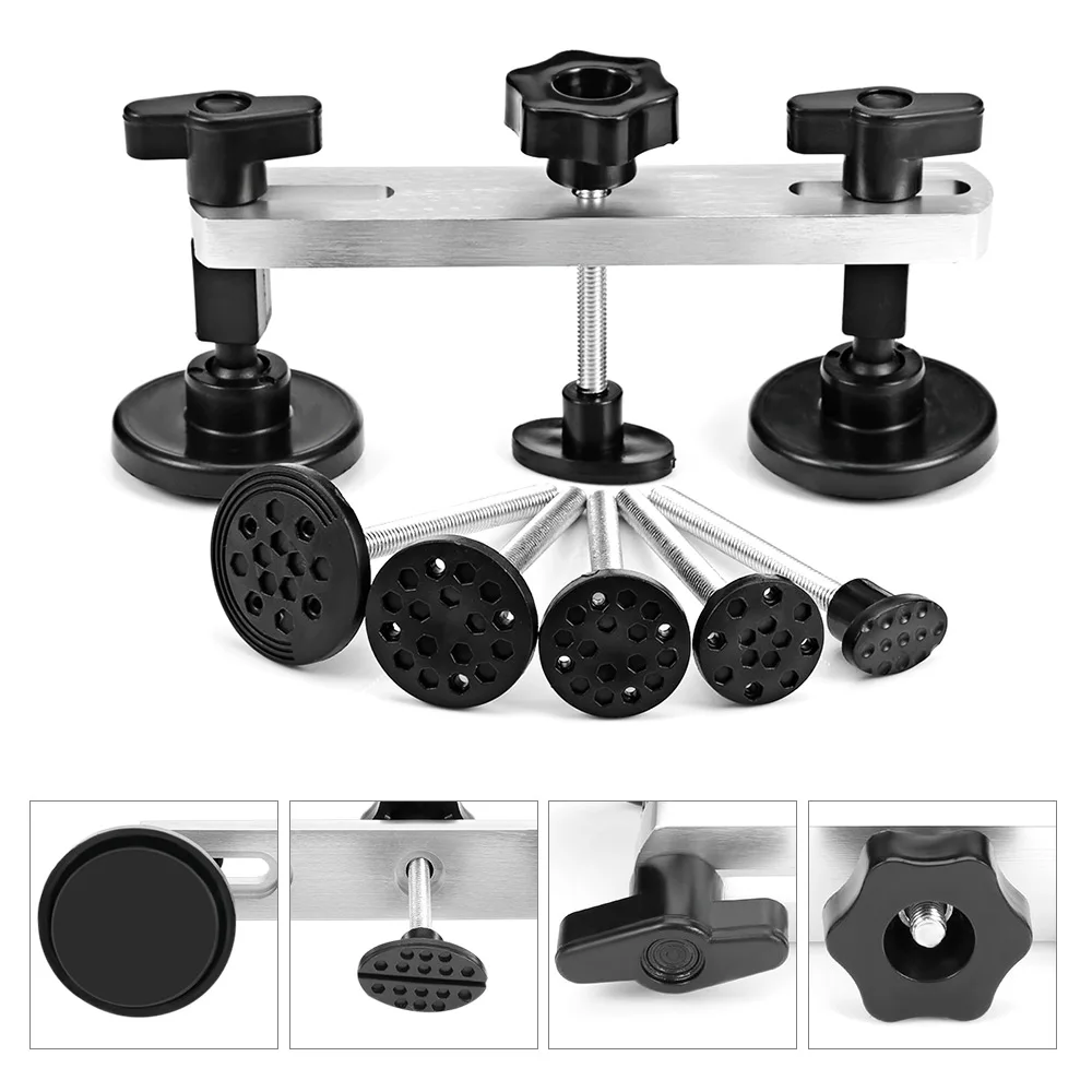 Fix Dent Repair Tool Kit 8pcs Instrument Paintless Auto Car Body Damage Pulling Bridge Removal Glue Tab Tool Hand Tool Set
Fix Dent Repair Tool Kit 8pcs Instrument Paintless Auto Car Body Damage Pulling Bridge Removal Glue Tab Tool Hand Tool Set