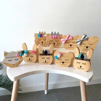 Creative Solid Wood Animal Decoration Nordic Decoration Home Ornaments For Baby Room Wood For Home Kids Room Decor
Creative Solid Wood Animal Decoration Nordic Decoration Home Ornaments For Baby Room Wood For Home Kids Room Decor