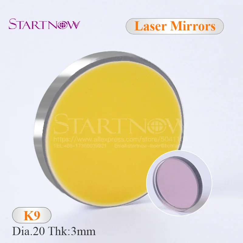 K9 Laser Mirror Dia 20 20mm Thk 3 mm Glass Reflective Reflector Lens For CO2 Cutting Engraving Machine Accessories Carving Parts
K9 Laser Mirror Dia 20 20mm Thk 3 mm Glass Reflective Reflector Lens For CO2 Cutting Engraving Machine Accessories Carving Parts