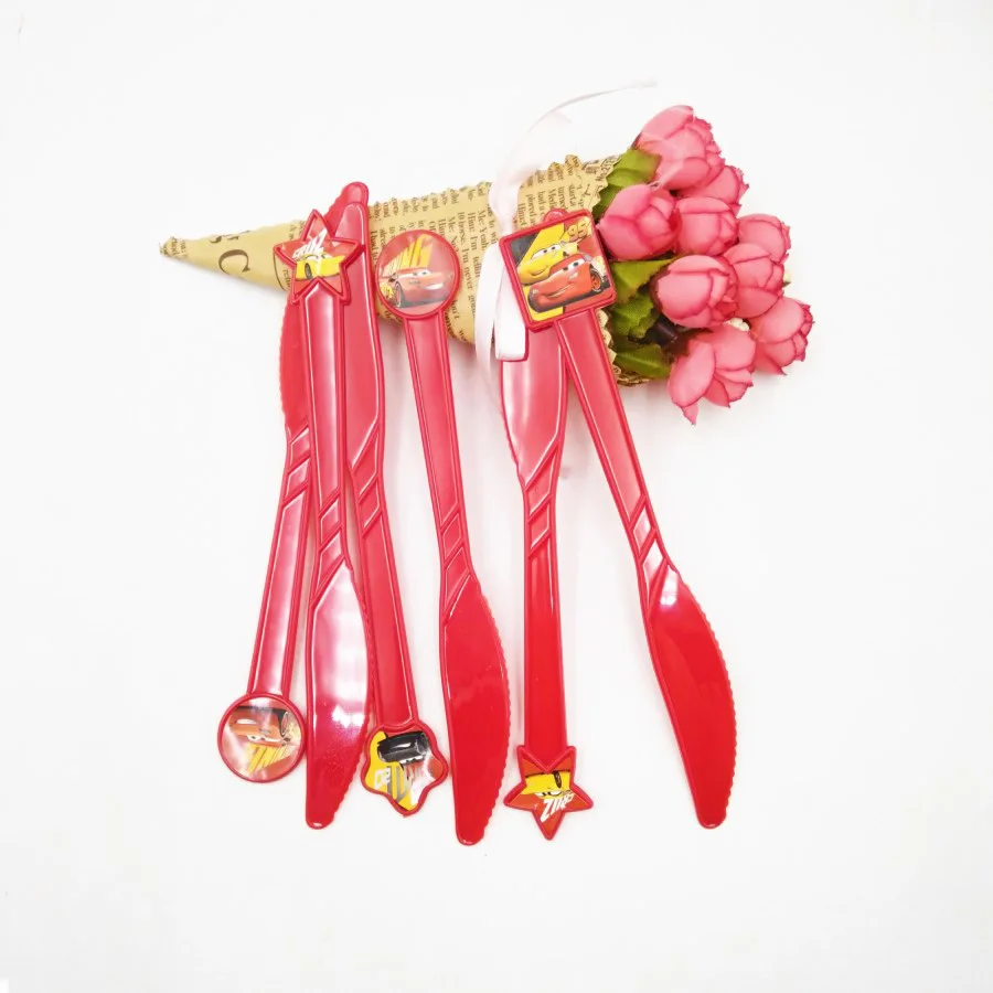 6pcs/bag Lightning Mcqueen Party Supplies Kid Disposable Plastic Knife Children Birthday Favors Knife Party Decoration
6pcs/bag Lightning Mcqueen Party Supplies Kid Disposable Plastic Knife Children Birthday Favors Knife Party Decoration