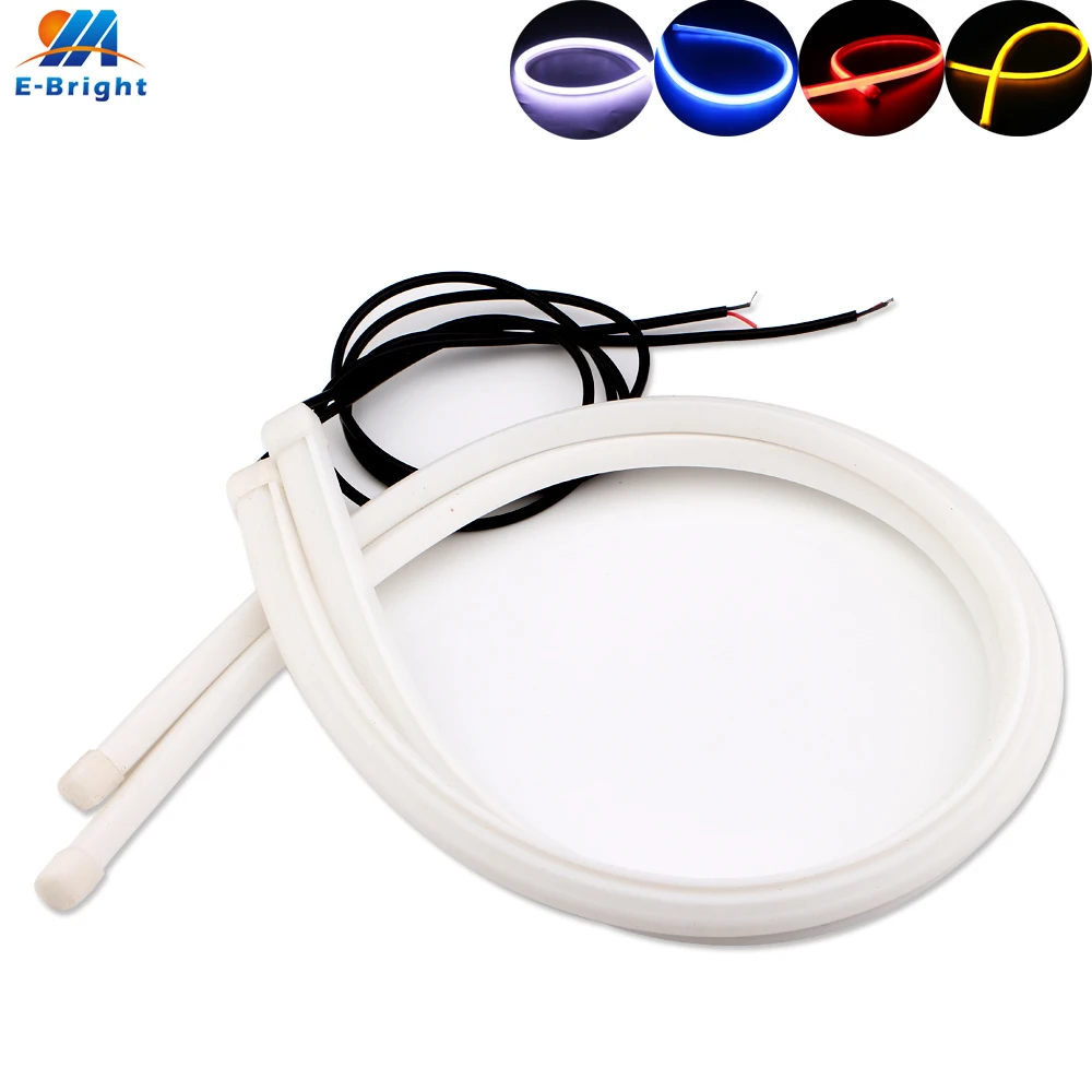 1 Pair Flexible 30cm 45cm 60cm 85cm Soft Tube LED Strip Daytime Running Light car styling Headlight Signal Warning Lamp 12V
1 Pair Flexible 30cm 45cm 60cm 85cm Soft Tube LED Strip Daytime Running Light car styling Headlight Signal Warning Lamp 12V