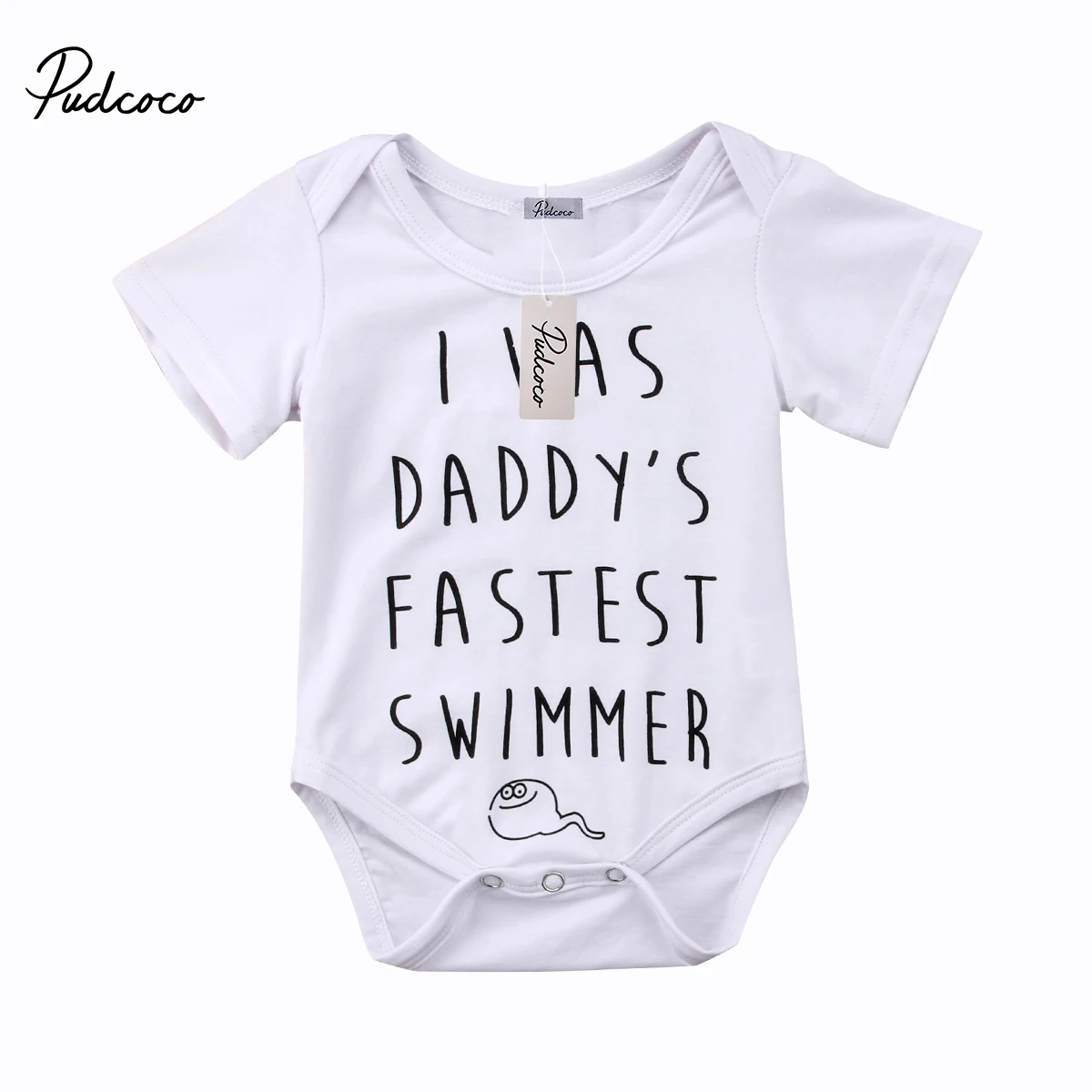 US STOCK Hot Sale Infant Baby Girl Boy Bodysuit Funny Letter Print Cotton Jumpsuit Clothes Short Sleeve Summer White Bodysuit
US STOCK Hot Sale Infant Baby Girl Boy Bodysuit Funny Letter Print Cotton Jumpsuit Clothes Short Sleeve Summer White Bodysuit