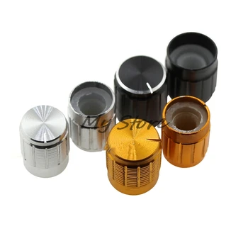 10Pcs 15x17mm Aluminum Volume Control Rotary Knobs 6mm Dia Knurled Shaft Potentiometer
10Pcs 15x17mm Aluminum Volume Control Rotary Knobs 6mm Dia Knurled Shaft Potentiometer