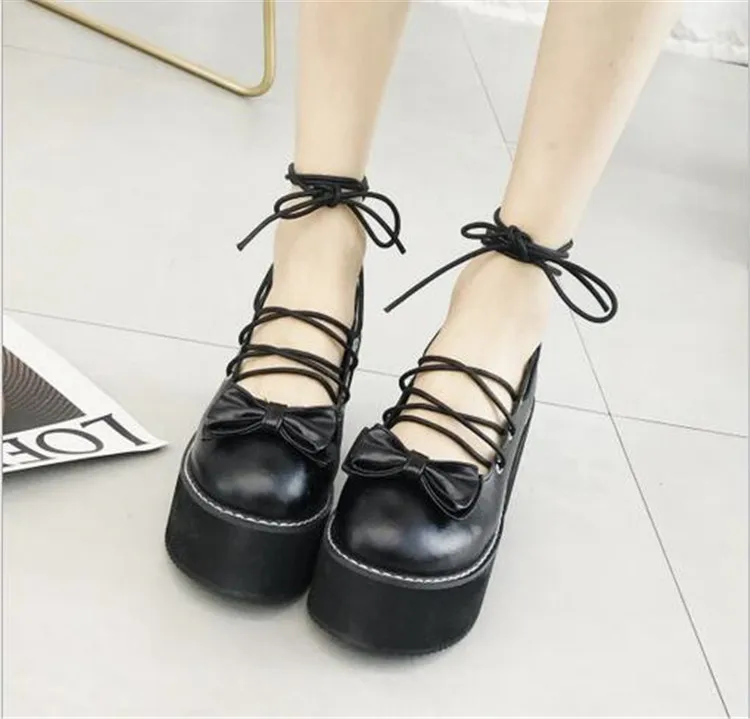 PXELENA Retro Rome Cross Tied Gladiator Pumps Women Shoes Butterfly-knot Punk Goth Wedge High Heel Platform Creepers Pumps Lady
PXELENA Retro Rome Cross Tied Gladiator Pumps Women Shoes Butterfly-knot Punk Goth Wedge High Heel Platform Creepers Pumps Lady