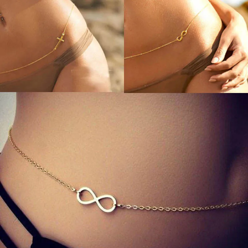 Lady Hot Sexy Bikini Infinity Eternal Love Lucky Body Necklace Waist Belly Chain 8 Shape Cross Shape Belly Chain
Lady Hot Sexy Bikini Infinity Eternal Love Lucky Body Necklace Waist Belly Chain 8 Shape Cross Shape Belly Chain