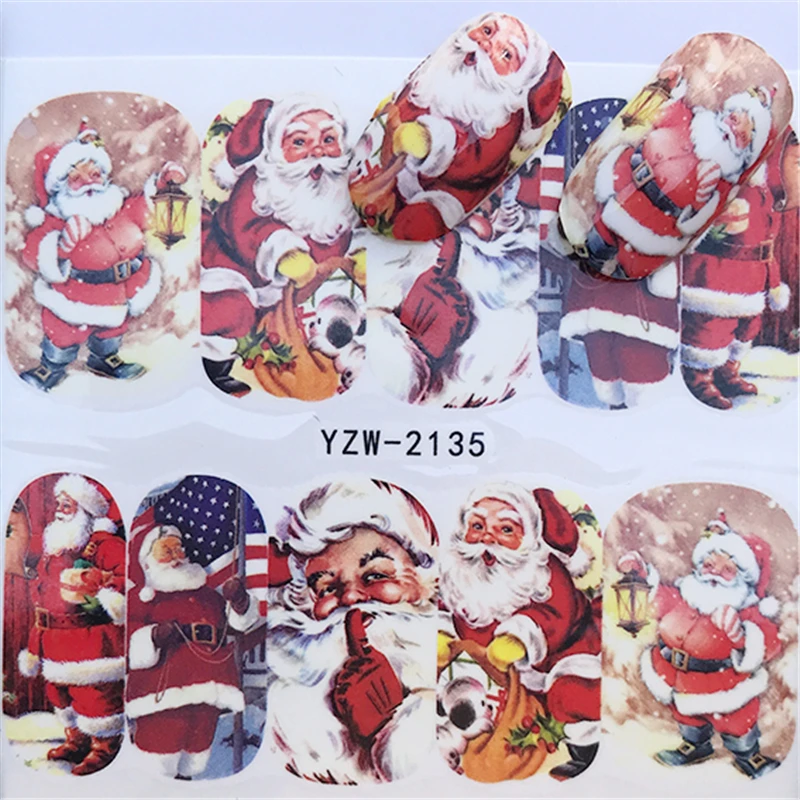 YWK 1Sheet Santa Claus Christmas Nail Art Water Decals Pink Snowflake Snowman Transfer Stickers
YWK 1Sheet Santa Claus Christmas Nail Art Water Decals Pink Snowflake Snowman Transfer Stickers