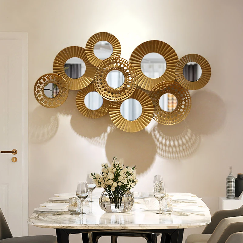 American Wrought Iron Round Shape Wall Hanging Crafts Decoration Home Livngroom Wall Sticker Art Hotel Club Wall Mural Ornaments
American Wrought Iron Round Shape Wall Hanging Crafts Decoration Home Livngroom Wall Sticker Art Hotel Club Wall Mural Ornaments