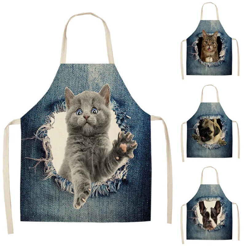 1Pcs Cat Dog Pattern Kitchen Aprons Cotton Linen Unisex Dinner Party Cooking Bibs Funny Pinafore Cleaning Tools 53*65cm A1118
1Pcs Cat Dog Pattern Kitchen Aprons Cotton Linen Unisex Dinner Party Cooking Bibs Funny Pinafore Cleaning Tools 53*65cm A1118