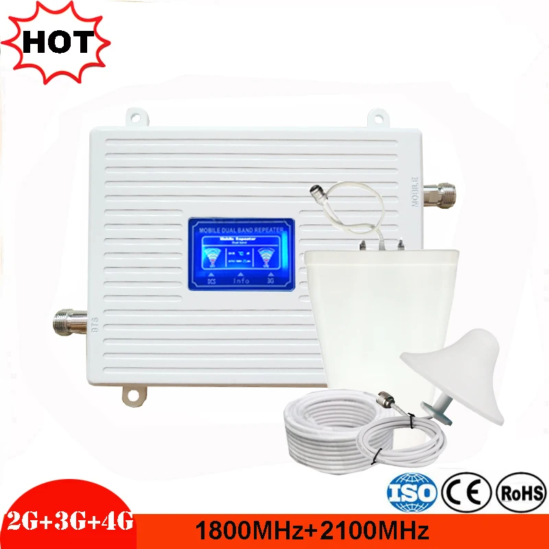 2g 3g 4g lte repeater gsm Gain 76DB DCS/3G Cell Phone repeater Dual Band 1800/2100 mhz GSM cellular signal booster amplifier
2g 3g 4g lte repeater gsm Gain 76DB DCS/3G Cell Phone repeater Dual Band 1800/2100 mhz GSM cellular signal booster amplifier