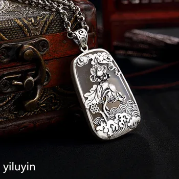 KJJEAXCMY Fine jewelry S990, hollowed out, clover flowers, riches and fringes, pure silver Thai silver sweater chain pendant
KJJEAXCMY Fine jewelry S990, hollowed out, clover flowers, riches and fringes, pure silver Thai silver sweater chain pendant