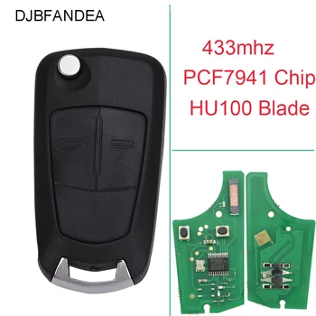 DJBFANDEA 2Btn 433MHZ Remote Car Key For Vauxhall Opel Astra H 2004 -2009 Flip Transponder Chip PCF7941 HU100 Blade Original Key
DJBFANDEA 2Btn 433MHZ Remote Car Key For Vauxhall Opel Astra H 2004 -2009 Flip Transponder Chip PCF7941 HU100 Blade Original Key