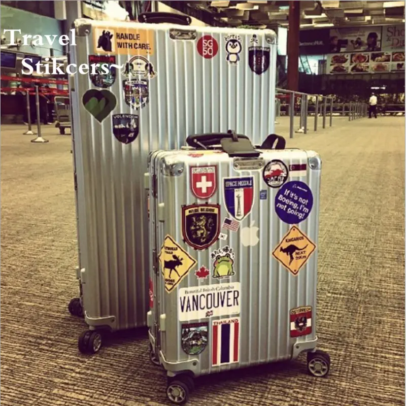 39Pcs Fashion Brand Logo Travel Stickers World Famous Tourism Wonders Country Regions Logo Decals Stickers For Luggage Laptop
39Pcs Fashion Brand Logo Travel Stickers World Famous Tourism Wonders Country Regions Logo Decals Stickers For Luggage Laptop