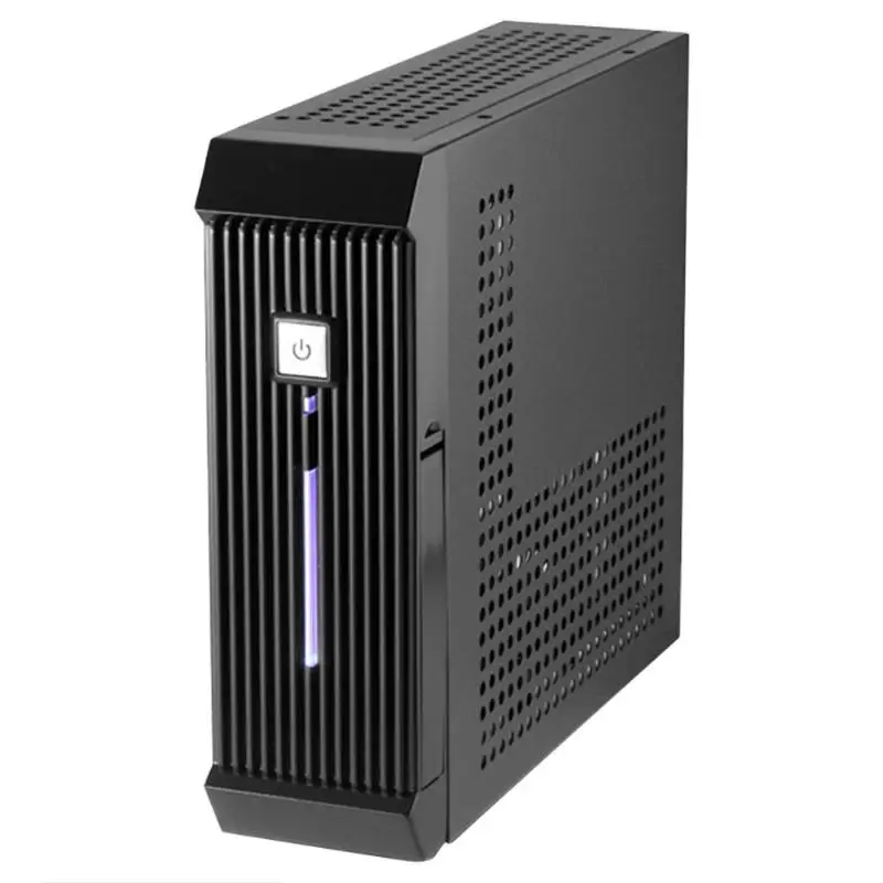 Mini Desktop Computer Case Host Chassis Enclosure Heat Dissipation System Aerodynamics for Mini-ITX Motherboard
Mini Desktop Computer Case Host Chassis Enclosure Heat Dissipation System Aerodynamics for Mini-ITX Motherboard