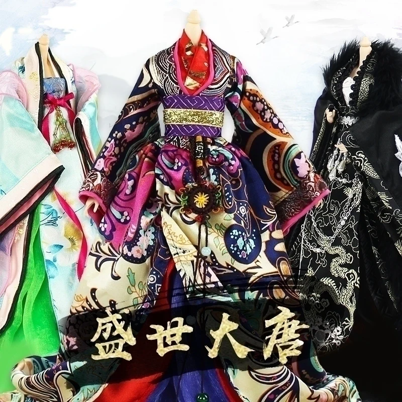 NEW Estartek Customized DBS 1/6 Ancient China Tang Costume Dress Set for BJD Doll Action Figures DIY
NEW Estartek Customized DBS 1/6 Ancient China Tang Costume Dress Set for BJD Doll Action Figures DIY