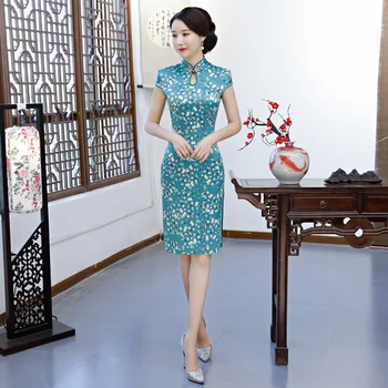 Dropping Traditional Chinese Style Qipao Elegant Women Split Slim Cheongsam Printed Novelty Dress Gown Oversize Vestidos M-3XL
Dropping Traditional Chinese Style Qipao Elegant Women Split Slim Cheongsam Printed Novelty Dress Gown Oversize Vestidos M-3XL