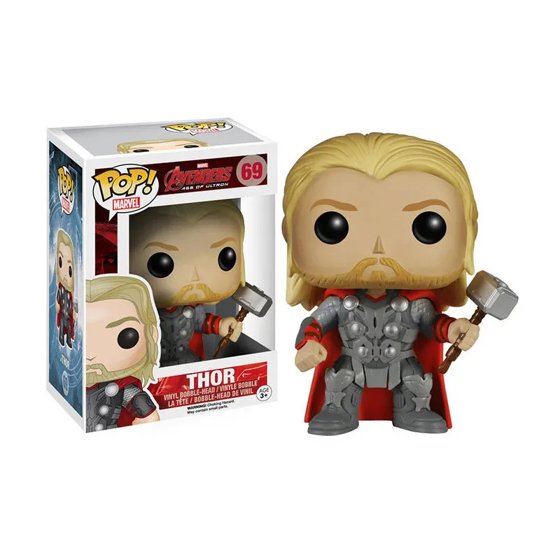 FUNKO POP Marvel toys Avengers Endgame Thor 69# PVC Action Figure Collection Model toys for Children Christmas Gift With Box
FUNKO POP Marvel toys Avengers Endgame Thor 69# PVC Action Figure Collection Model toys for Children Christmas Gift With Box