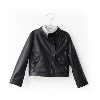 Fashion Girls PU Leather Jackets Boys Leather Coat Spring Autumn Kids Jackets And Coats High Quality Children Coat Black Color
Fashion Girls PU Leather Jackets Boys Leather Coat Spring Autumn Kids Jackets And Coats High Quality Children Coat Black Color