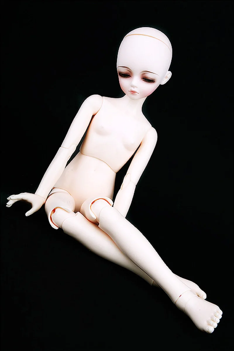 Кукла 1/4 BJD Reborn без волос подвижные суставы 3D реалистичные глаза сделай сам