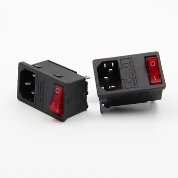 20pcs AC Power Socket With Light With Fuse Card Outlet kcd3 Switch Adapter Three in One Power Chassis Socket
20pcs AC Power Socket With Light With Fuse Card Outlet kcd3 Switch Adapter Three in One Power Chassis Socket