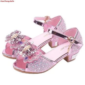 Girsl Sandals Princess Kids Leather Shoes Girls Flower Casual Glitter Children High Heel Girls Shoes Butterfly Knot Pink Silver
Girsl Sandals Princess Kids Leather Shoes Girls Flower Casual Glitter Children High Heel Girls Shoes Butterfly Knot Pink Silver