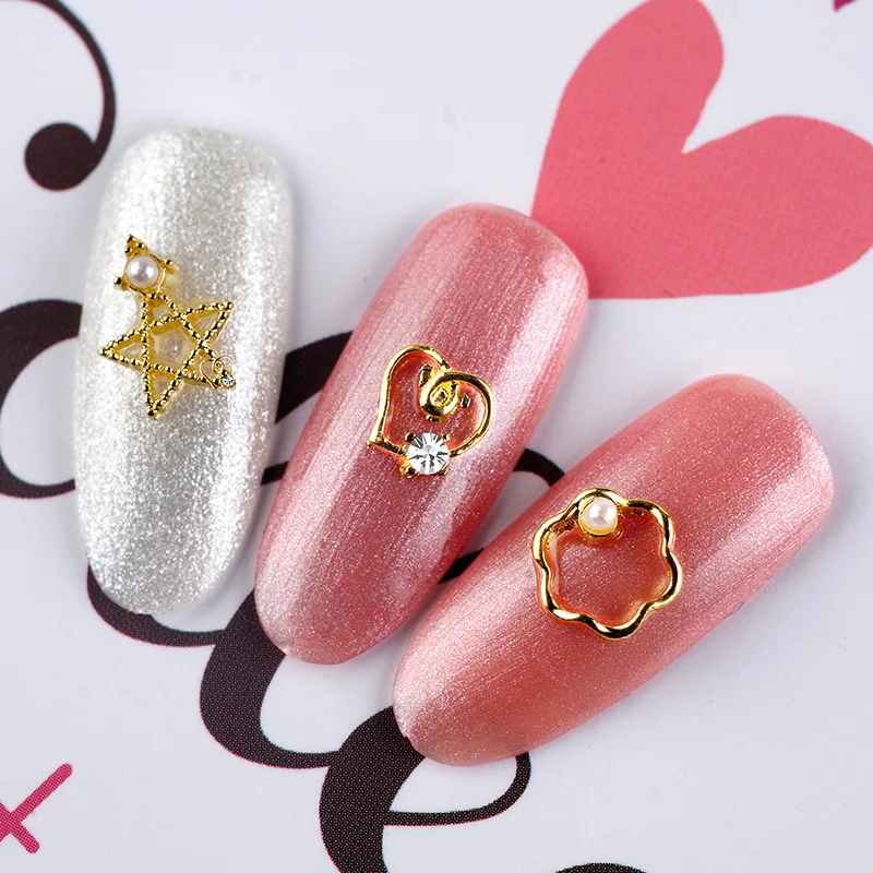 Alloy Drill Three-dimensional Hollow Nail Ornaments Metal Frame Inlaid Pearl Magic Rhinestone Superflash Nail Patch Decoration
Alloy Drill Three-dimensional Hollow Nail Ornaments Metal Frame Inlaid Pearl Magic Rhinestone Superflash Nail Patch Decoration