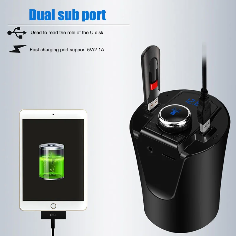 2019 Car Bluetooth FM Transmitter MP3 Player Radio Adapter USB Charger Handsfree Car Kit CSL88
2019 Car Bluetooth FM Transmitter MP3 Player Radio Adapter USB Charger Handsfree Car Kit CSL88