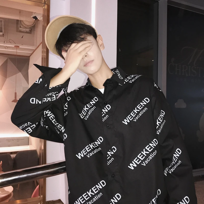 2019 Spring New Pattern Hong Version Of The Wind Chinese Style English Printing camisas Sleeve Thin Large size Shirt White Long
2019 Spring New Pattern Hong Version Of The Wind Chinese Style English Printing camisas Sleeve Thin Large size Shirt White Long
