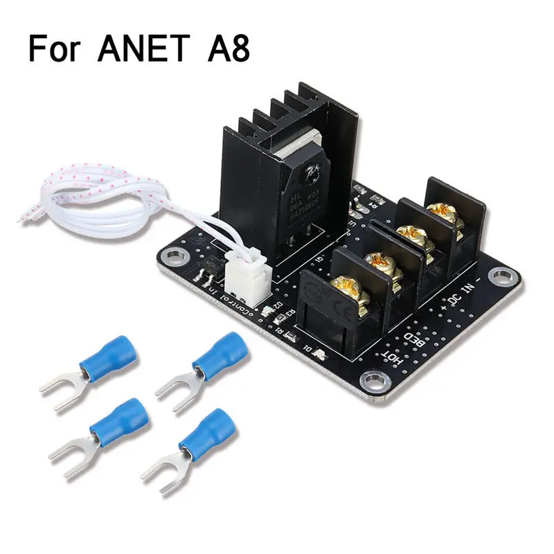 3D Printing Mosfet High Power Heated Bed Expansion Power Module Mos Tube For Prusa I3 Anet A8/A6 3D Printer Parts
3D Printing Mosfet High Power Heated Bed Expansion Power Module Mos Tube For Prusa I3 Anet A8/A6 3D Printer Parts