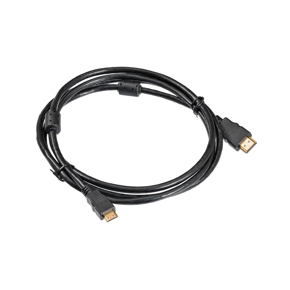 Кабель аудио-видео Buro HDMI (m)/Mini (m) 1.8м. феррит.кольца Позолоченные контакты черный |